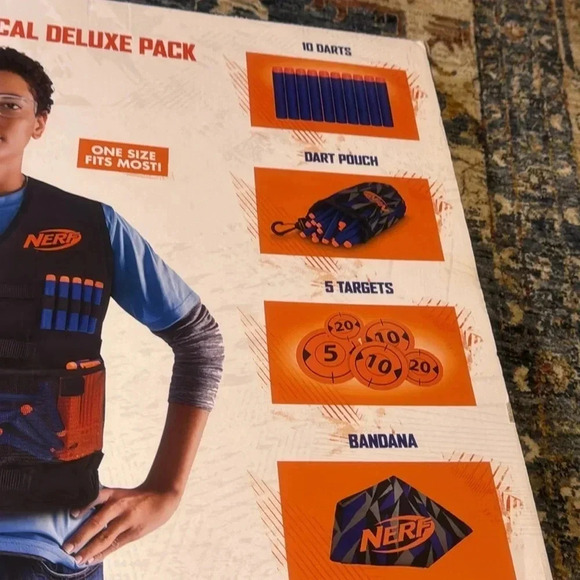 NWT NERF Bundle Total Tactical Deluxe Pack 19 Pieces (YXL Nerf T-Shirt) - Picture 12 of 12